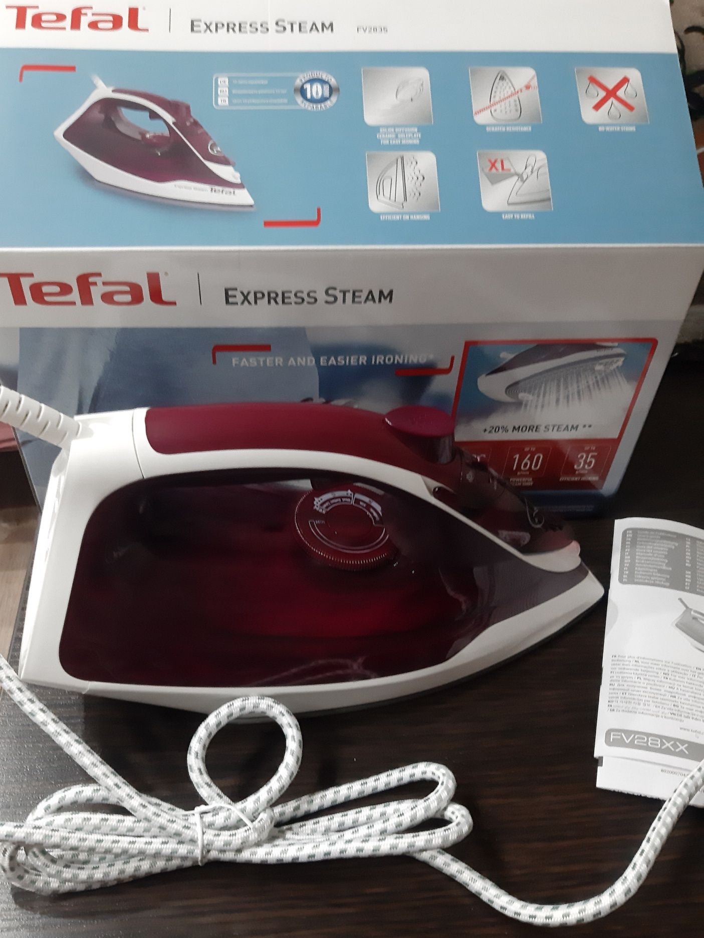 Утюг Tefal с паровым ударом