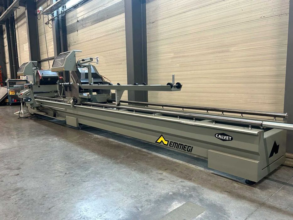 Maquina corte aluminio 2 cabeças emmegi