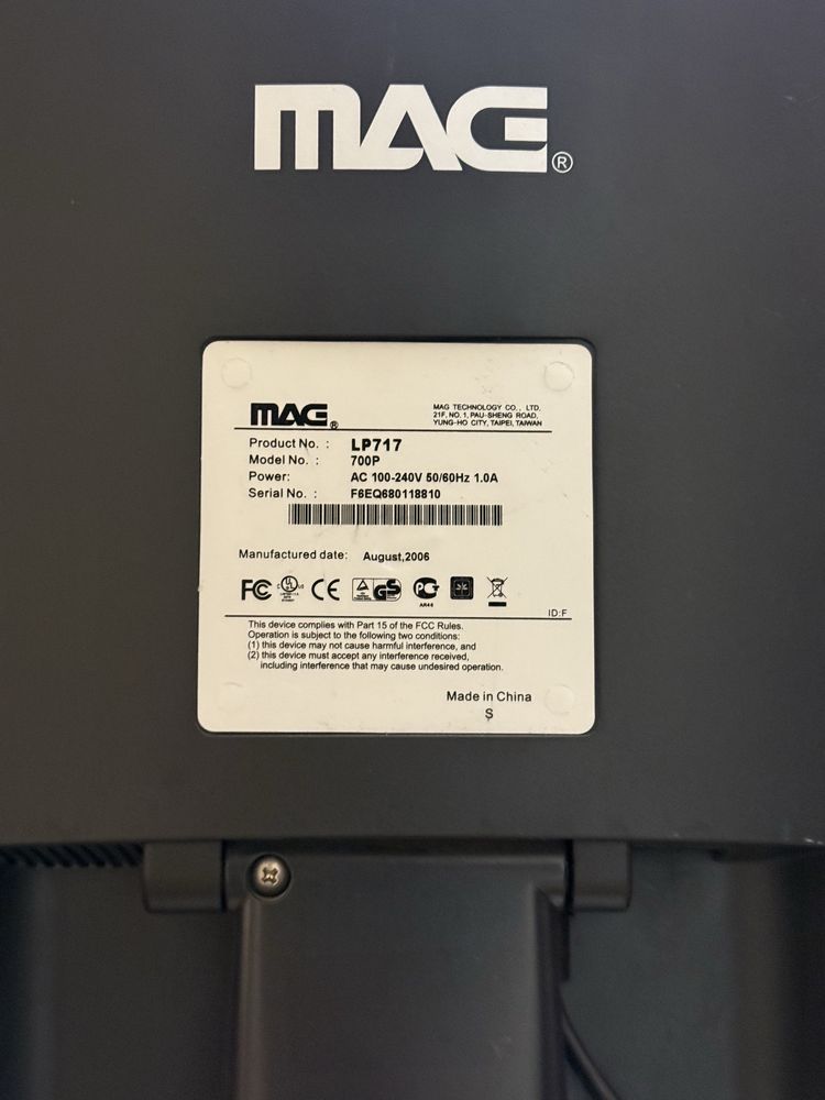 Monitor MAG RGB 4:3