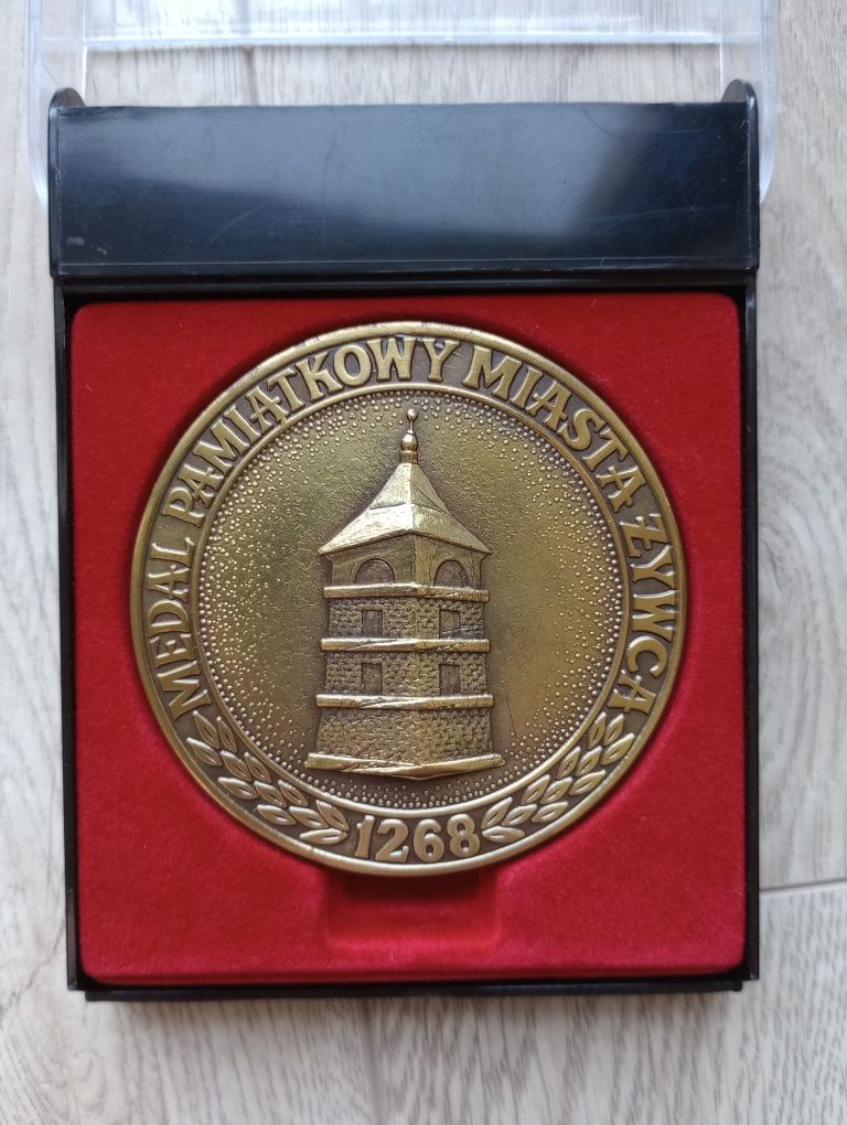 Medal pamiątkowy miasta Żywca 1268 - pieczęć miasta Żywiec