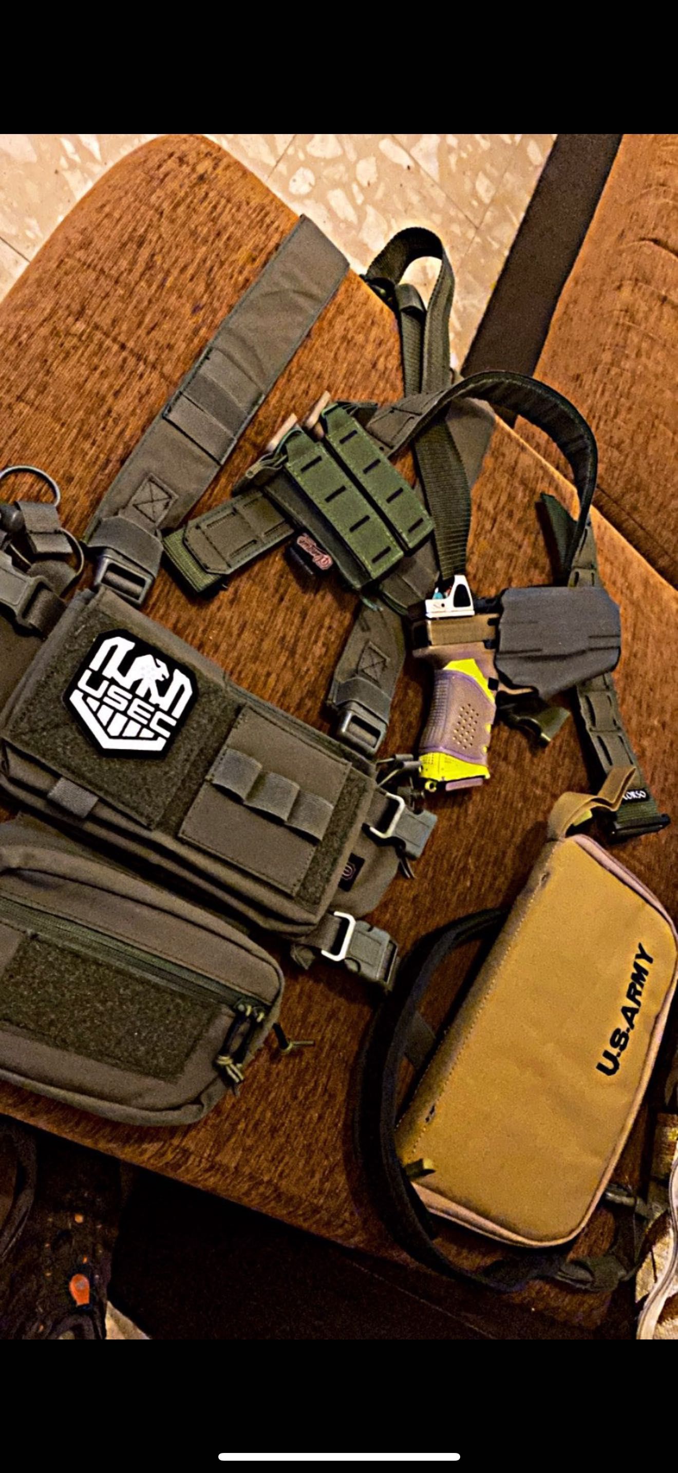 Réplicas airsoft (Gás) e equipamento completo