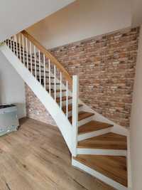 schody drewniane metalowe na beton dębowe na wymiar dywanowe wangowe