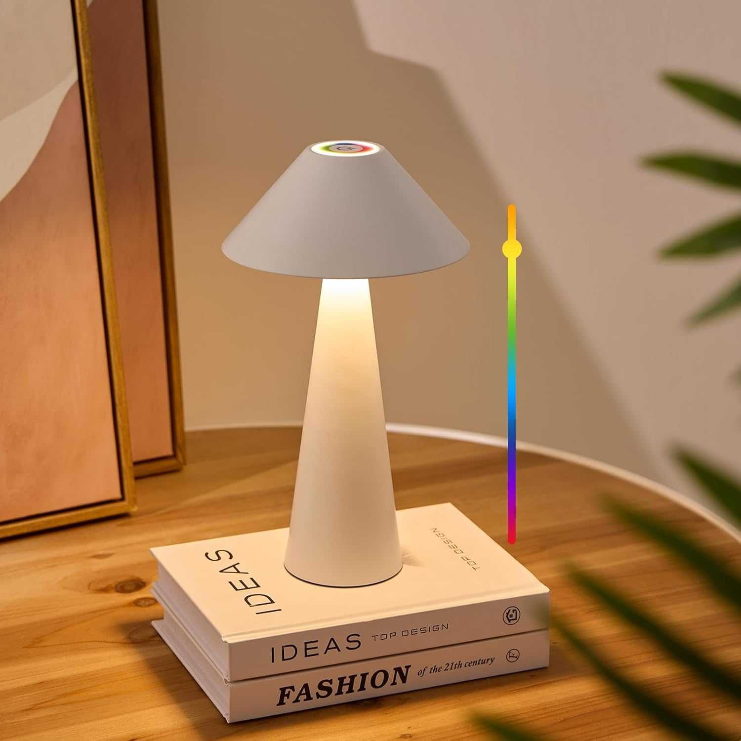 Lampa Nocna Stołowa Magnetycza Kolory RGB LED LALAVON do Domu i Ogrodu