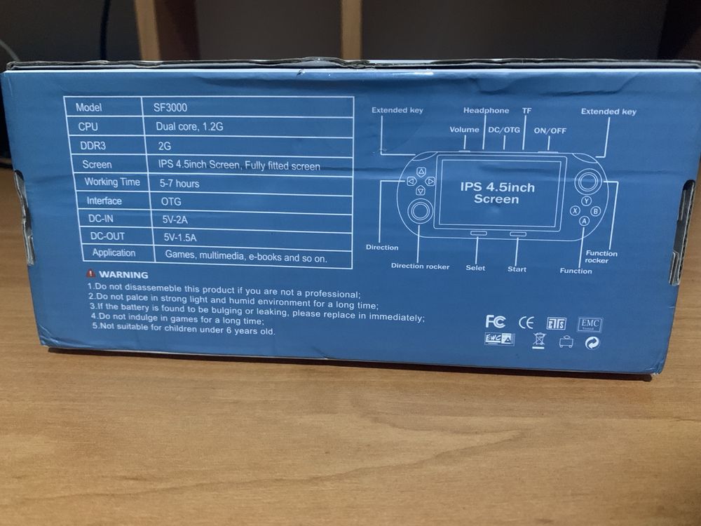 Портативна ретро консоль DataFrog SF3000 - ігри від NES до PlayStation