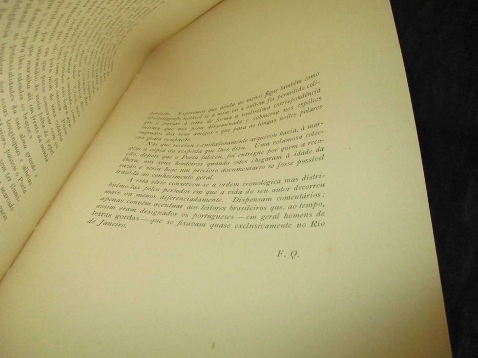 Livro Cartas Íntimas de António Feijó Francisco Teixeira de Queirós