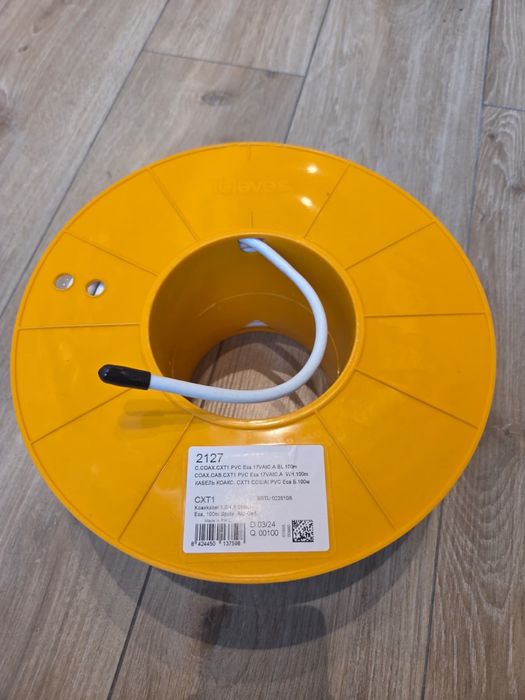 Przewód koncentryczny rolka 100m