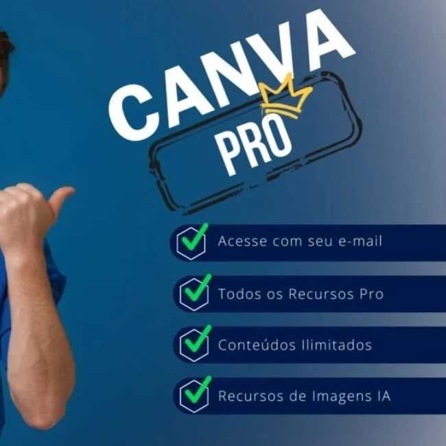 Canva Pro 1 Ano + Pack de 10 Mil artes diversos nichos.