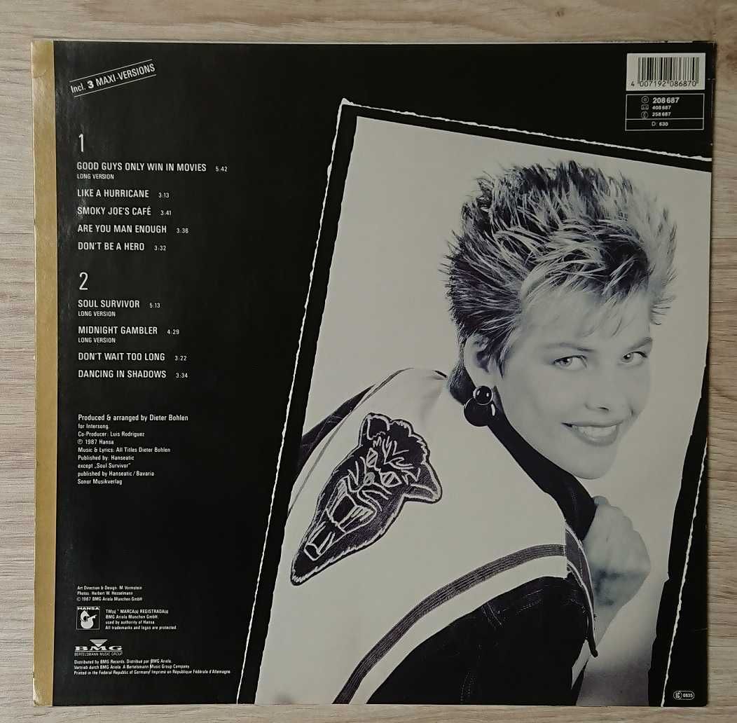 C.C. CATCH - Like A Hurricane - LP 1987, Germany.