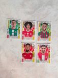 5 cromos futebol 19 29