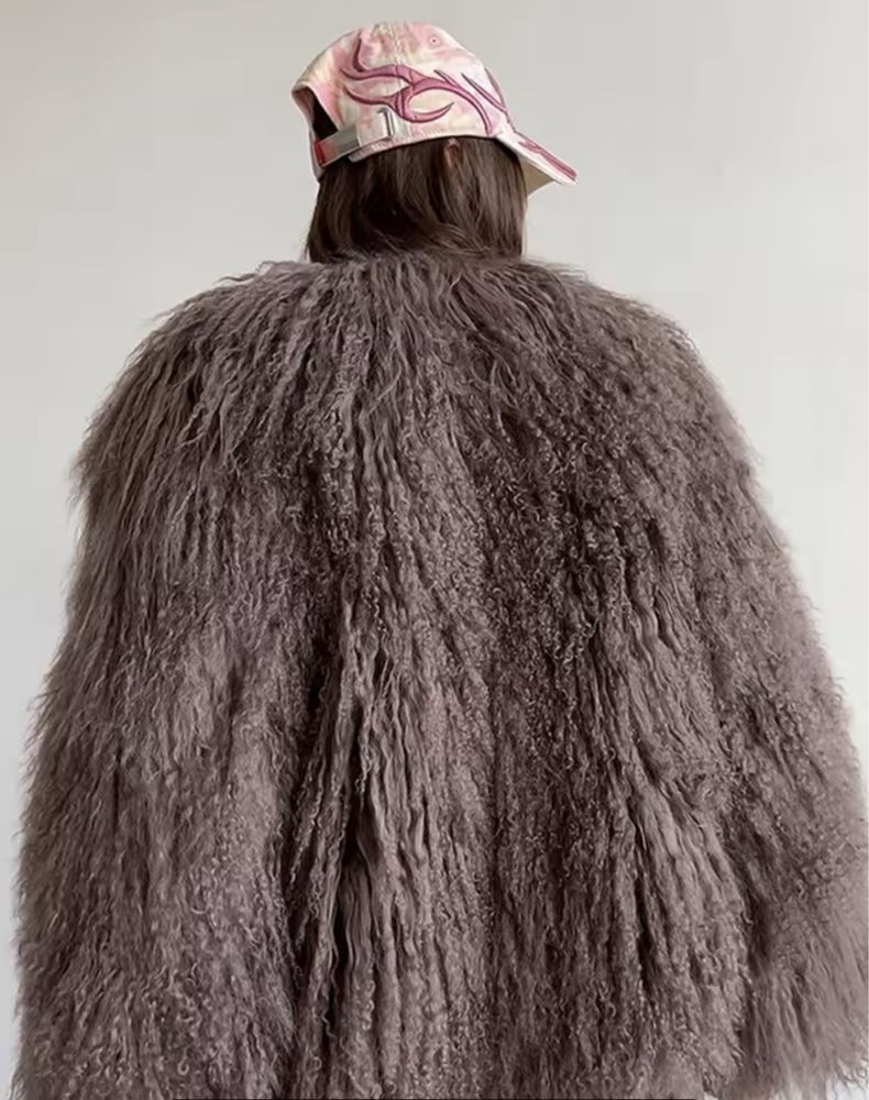 Kontantto futro kurtka lama niwosc xs-xl