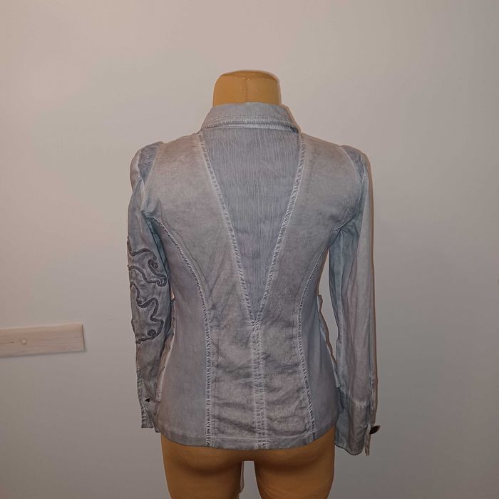 BOTTEGA bluzka tunika ciekawy oryginalny elegancki wygląd L/XL+