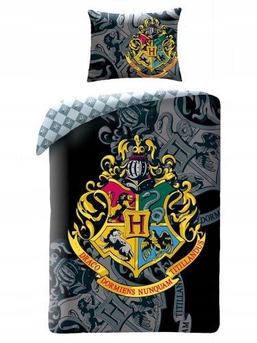 Pościel 140x200 Dziecięca Harry Potter Hogwarts