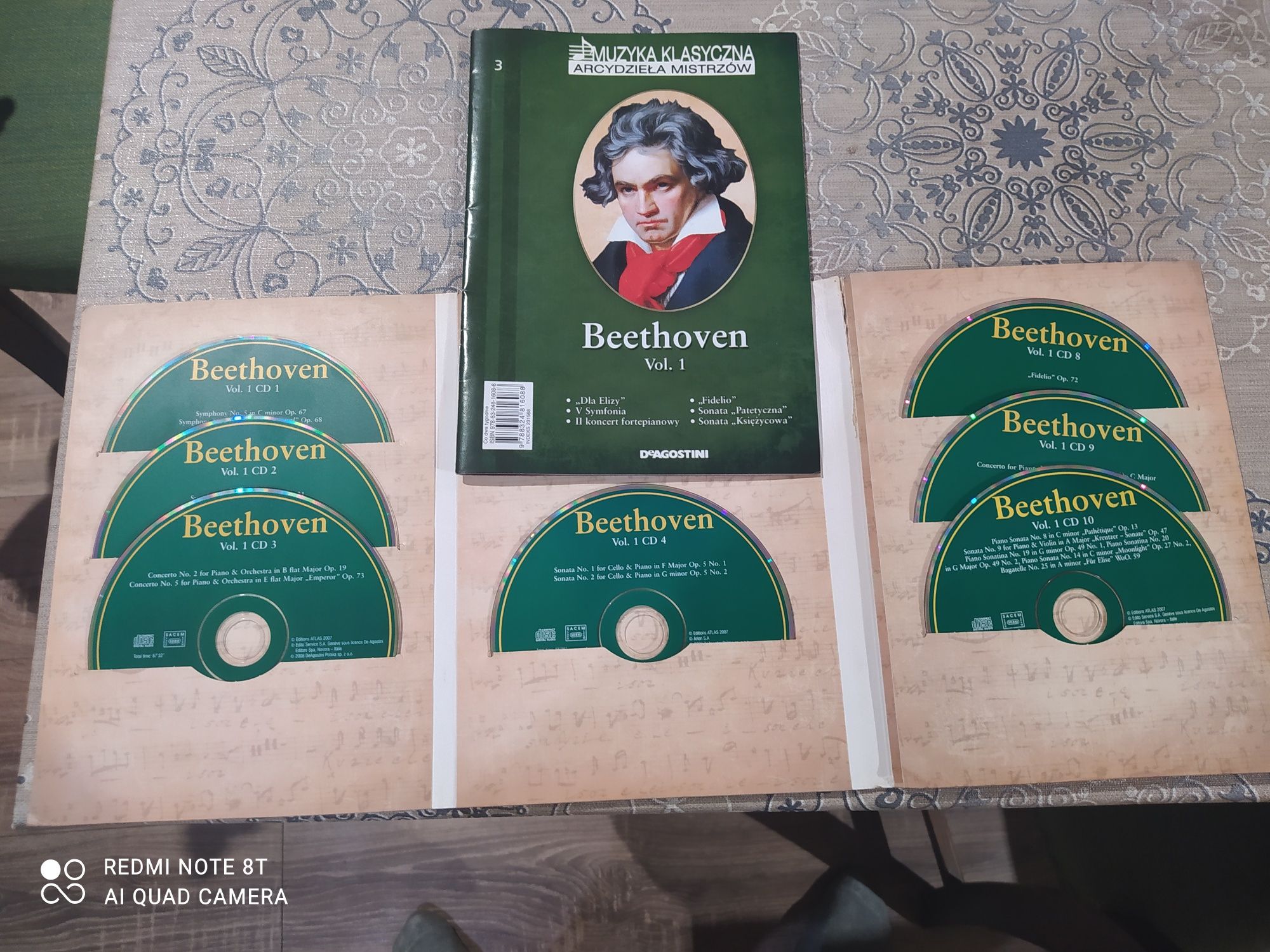 10 płyt cd beethovena