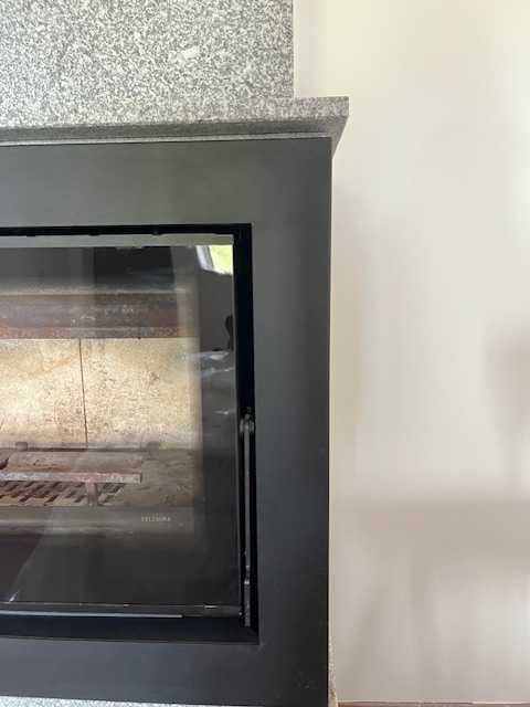 Lareira/Recuperador de Calor SOLZAIMA – Design Moderno, 73x60x45cm