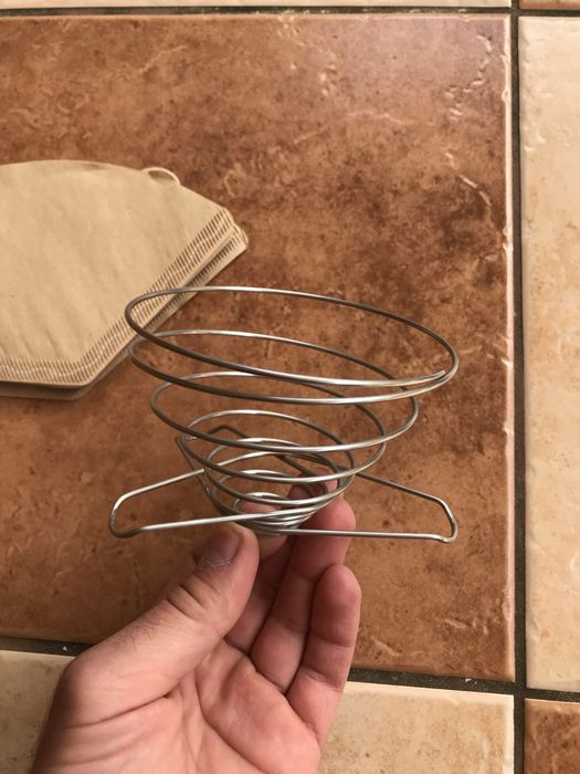 Dripper do kawy przelew sprezynowy skladany turystyczny edc bushcraft