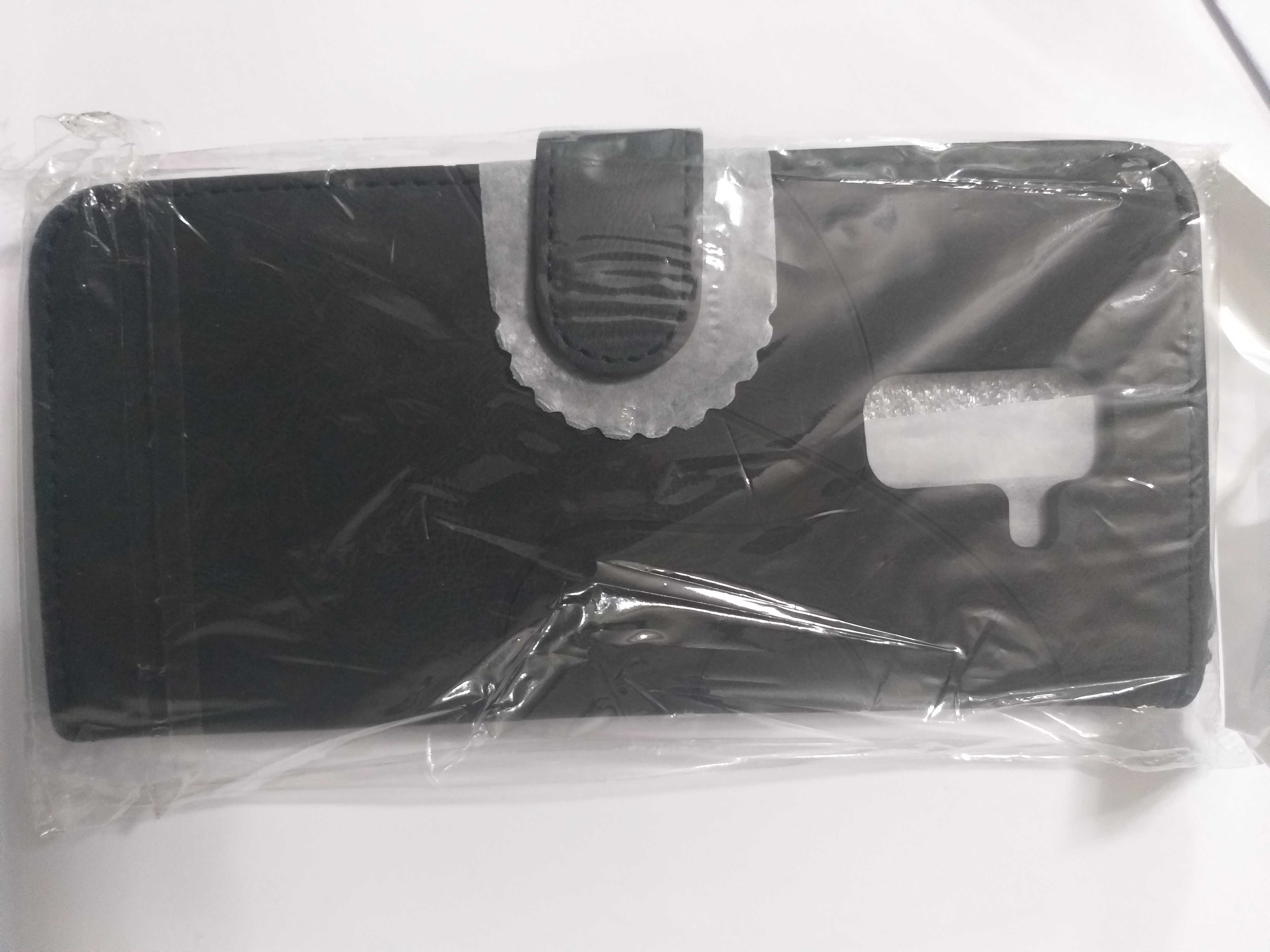 Capa Nova Samsung Galaxy A6 Plus 2018 tipo carteira c/ fecho magnético
