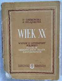 Wiek XX Wypisy z literatury polskiej