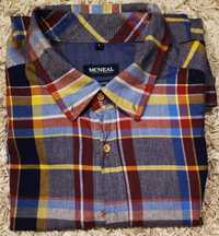 Koszula męska MCNEAL, L tailored, 1/3 ceny, jak nowa, w kratkę