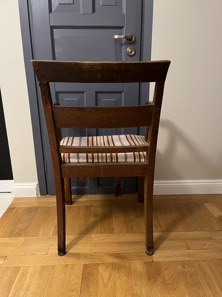 Fotel drewniany do renowacji