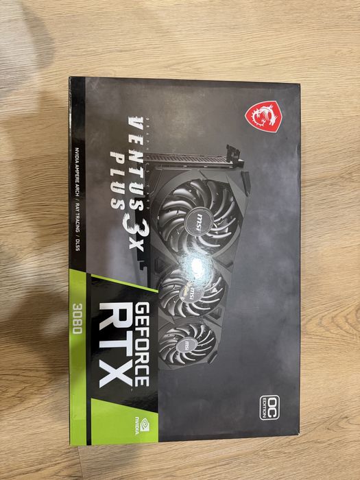 Відеокарта rtx MSI Ventus 3x plus 3080 10GB GDDR6X