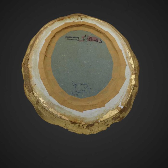 Reprodukcja w gipsowej owalnej ramie  B5/031591