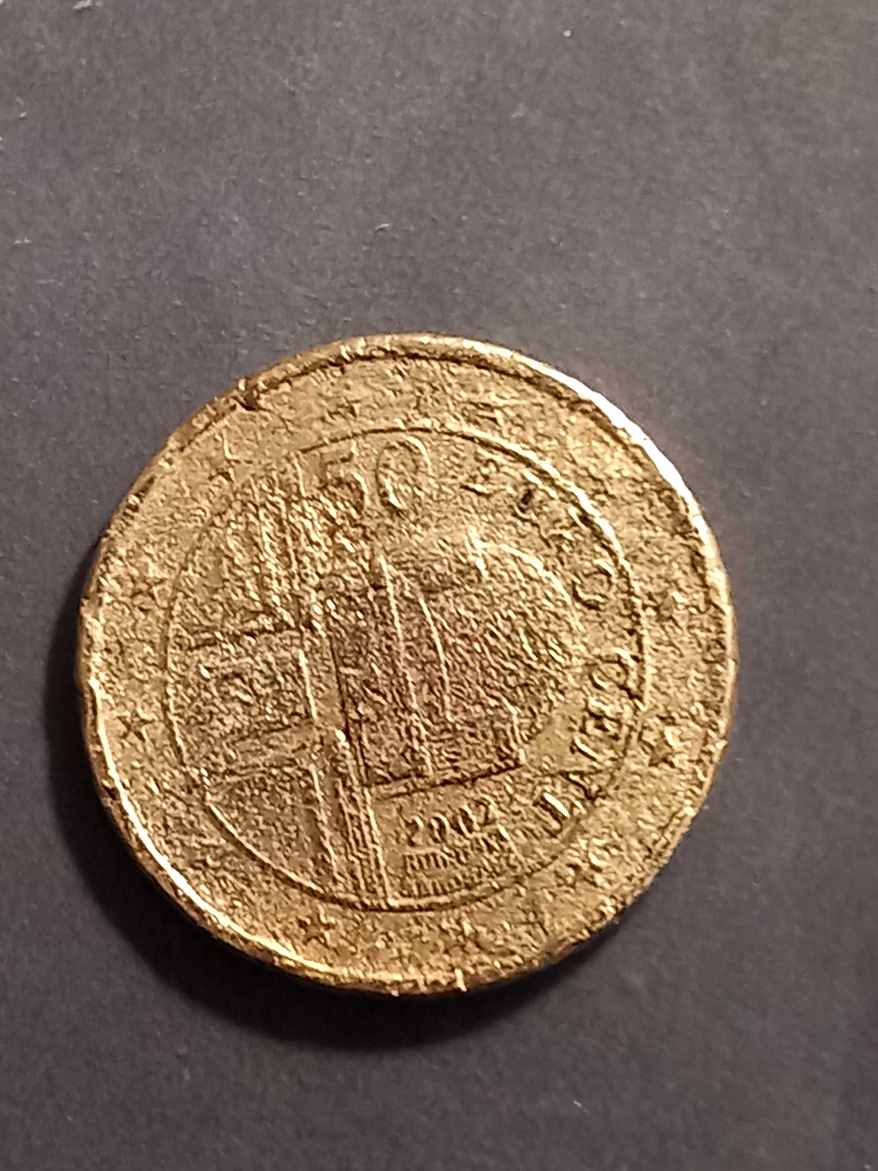 Moeda 50 cêntimos 2002