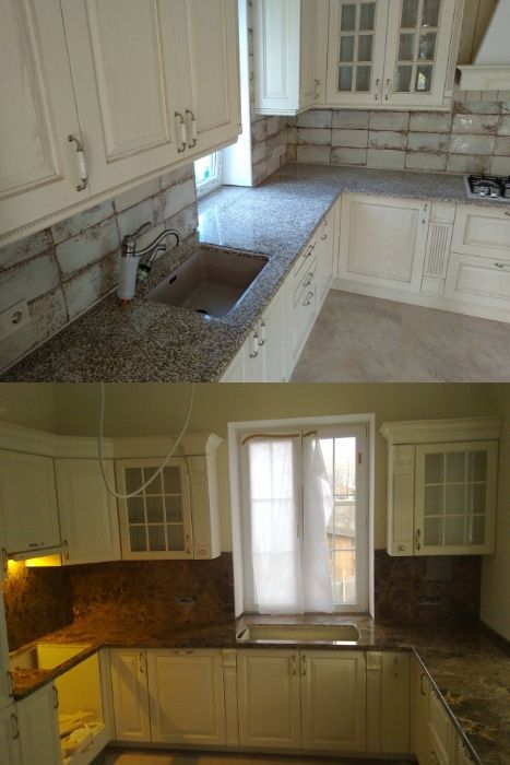 Столешница кухонная Стол из камня гранит мрамор кварц акрил