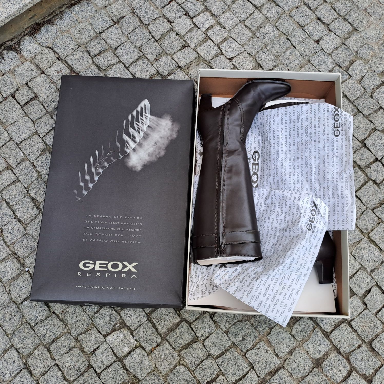Botas GEOX Cano Alto 36 - Novas