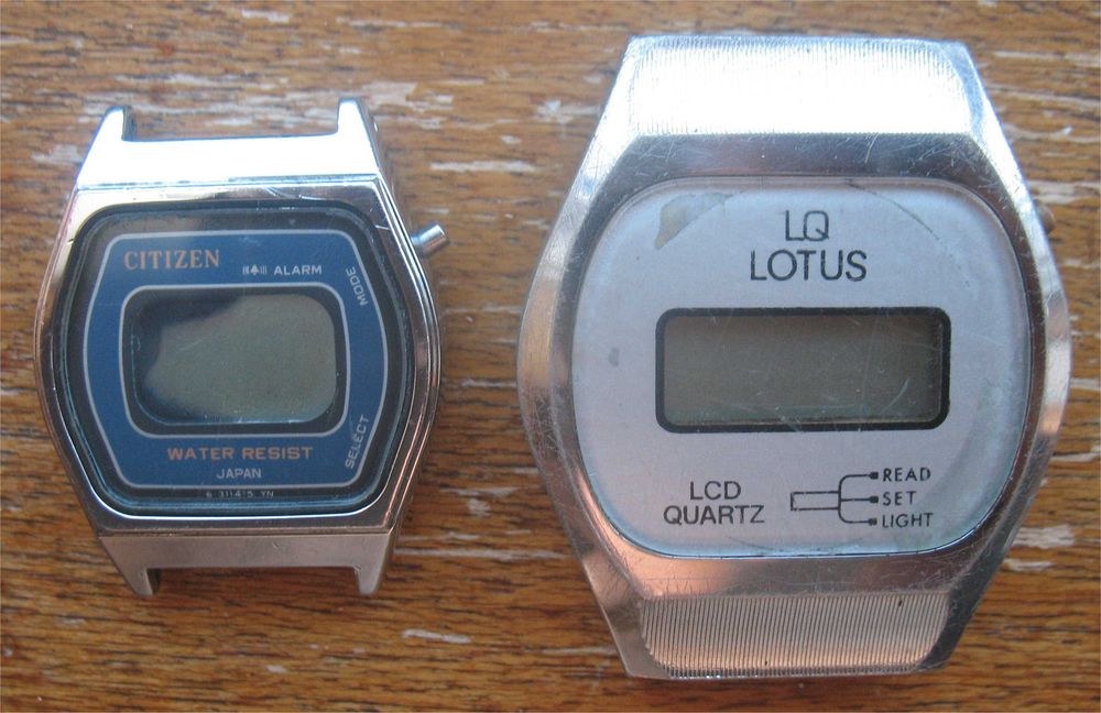 Vintage Citizen e Lotus Digitais