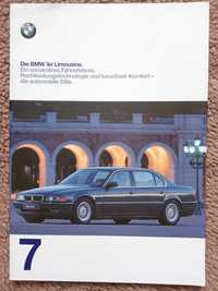 BMW seria 7 E38 1997 * obszerny prospekt 54 strony * WYPRZEDAŻ !