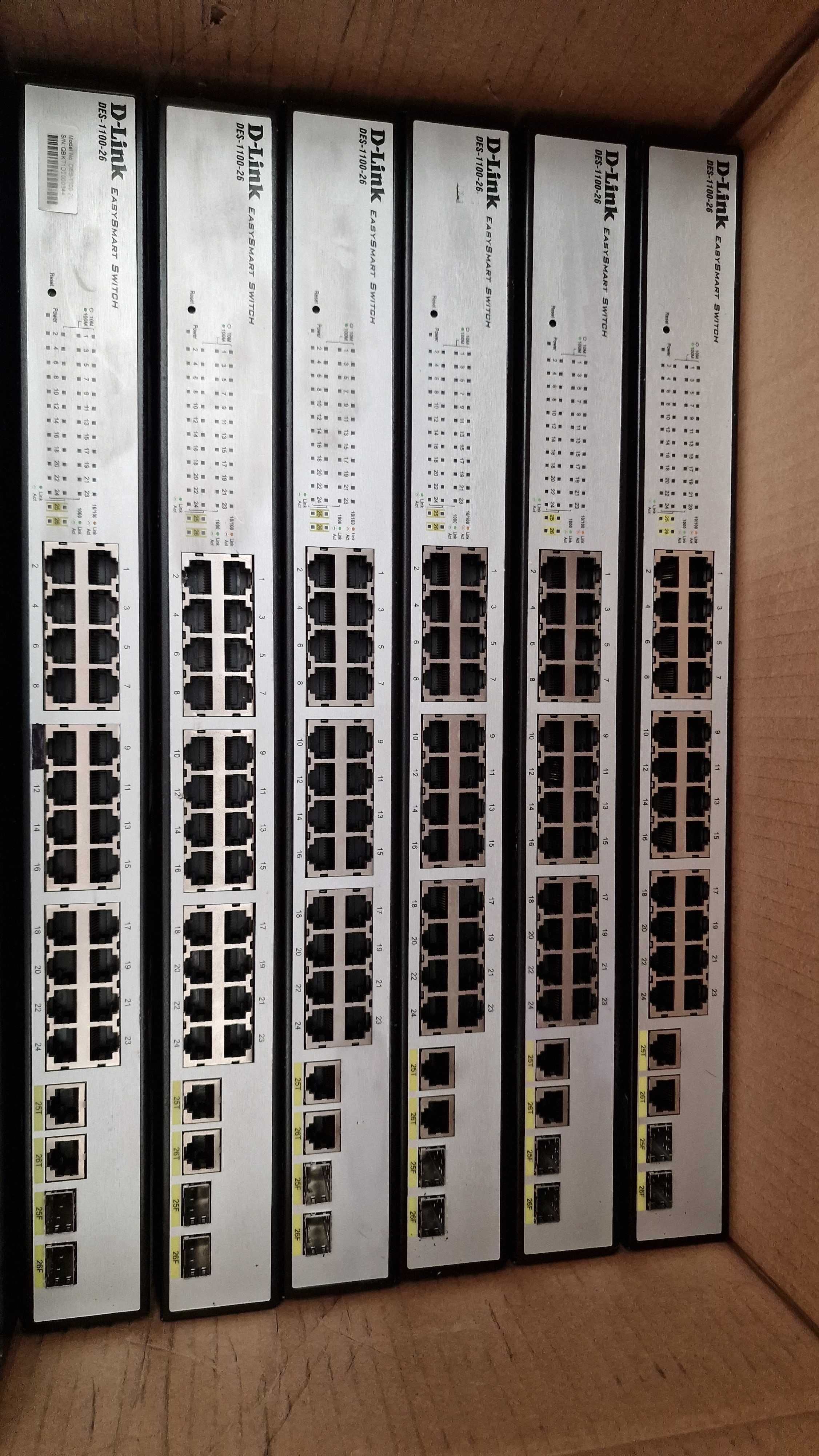 Продам світч керований D-Link EasySmart DES-1100-26 10/100/1000Mbps по