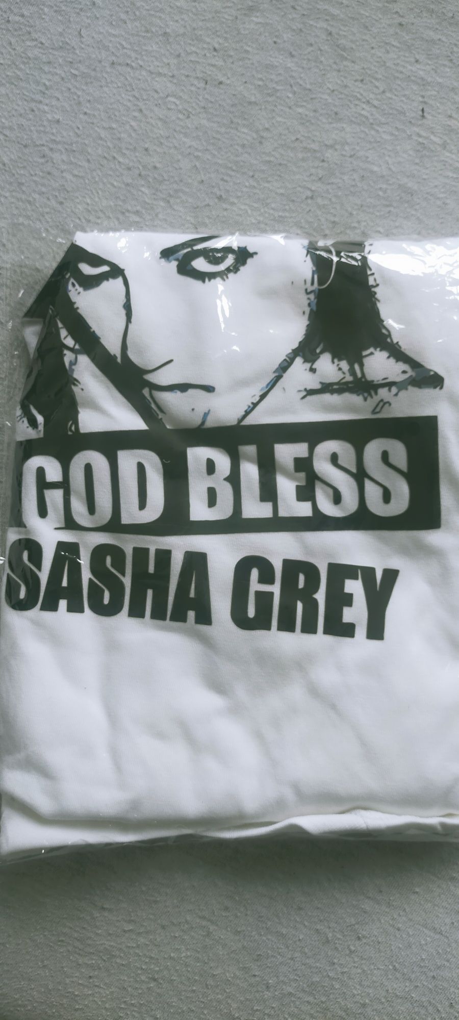 Koszulka T-shirt God Bless Shasha Grey XXL