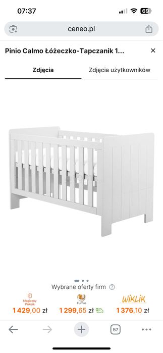 Łóżeczko dzieciece