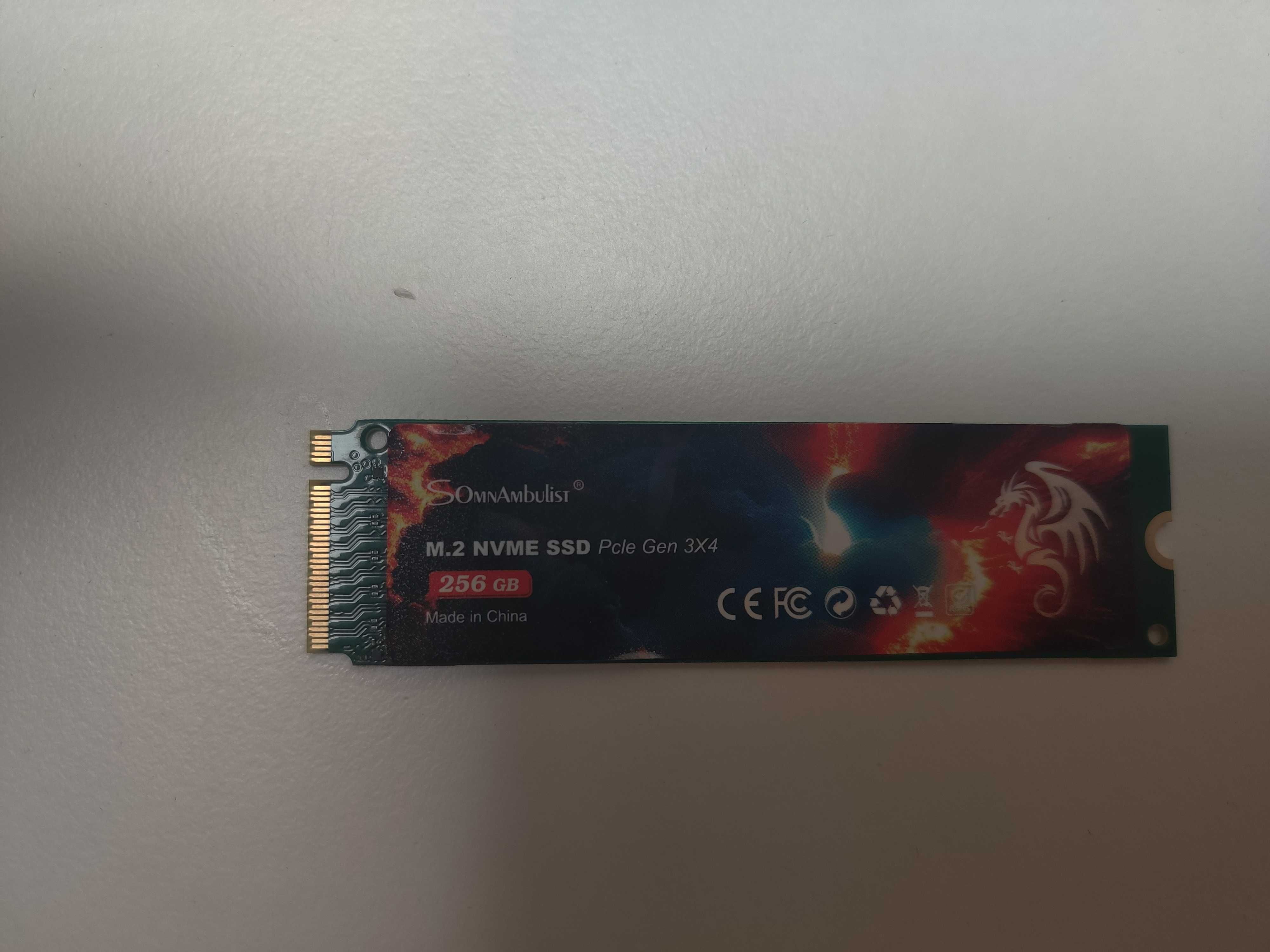 SSD диск SomnAmbulist 256 ГБ M.2 NVMe