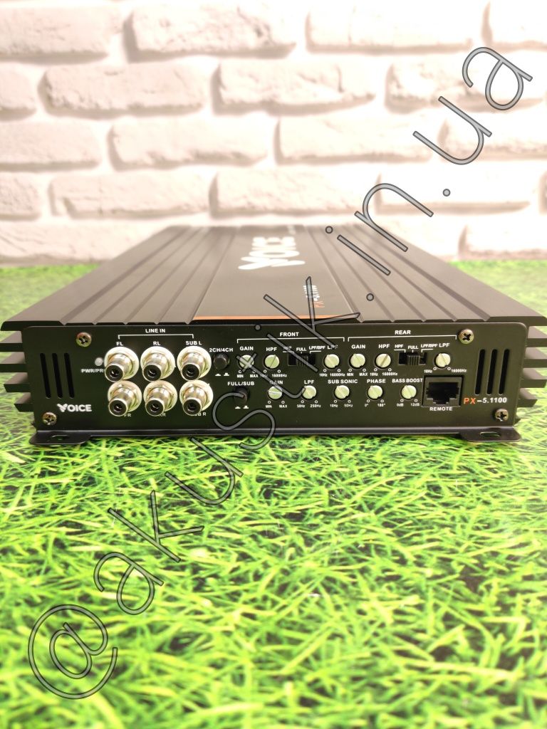 Усилитель 5 канальный мощный 1100 номиналка Саб Voice PX-5.1100