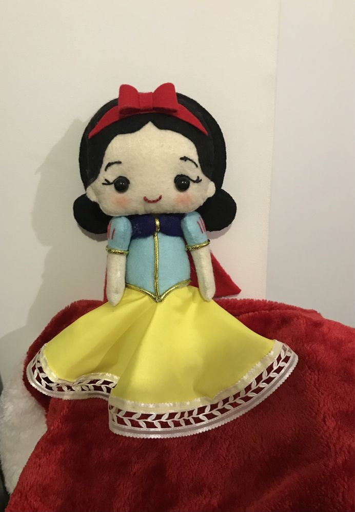 Boneca Princesas em feltro