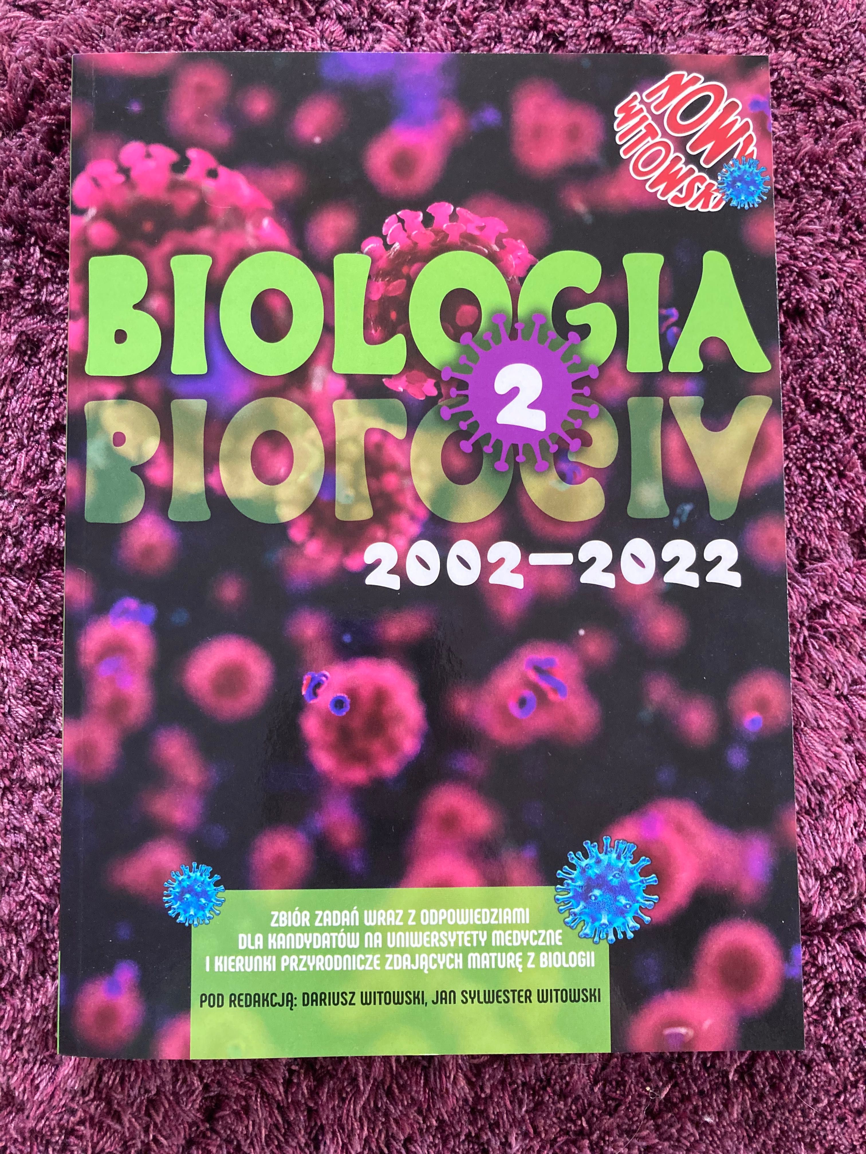 Nowa. Witowski Biologia 2 2022 matura, zbiór zadań, stan idealny.