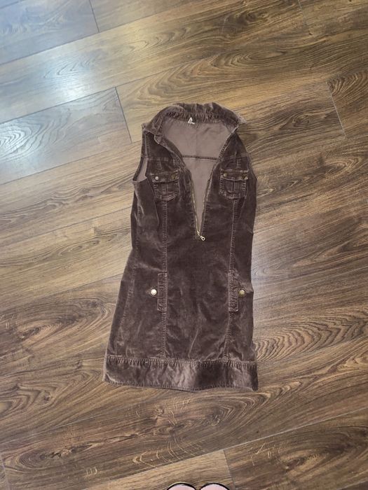 Плаття сарафан коричневий s