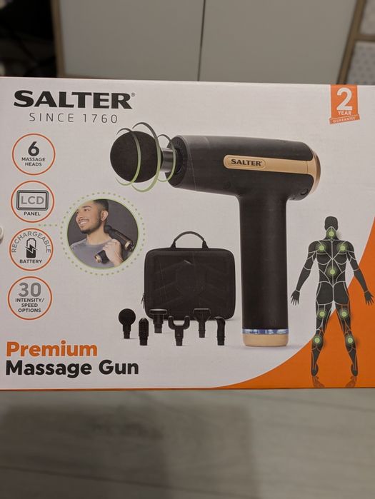 Premium Massage Gum, Salter, pistolet do masażu