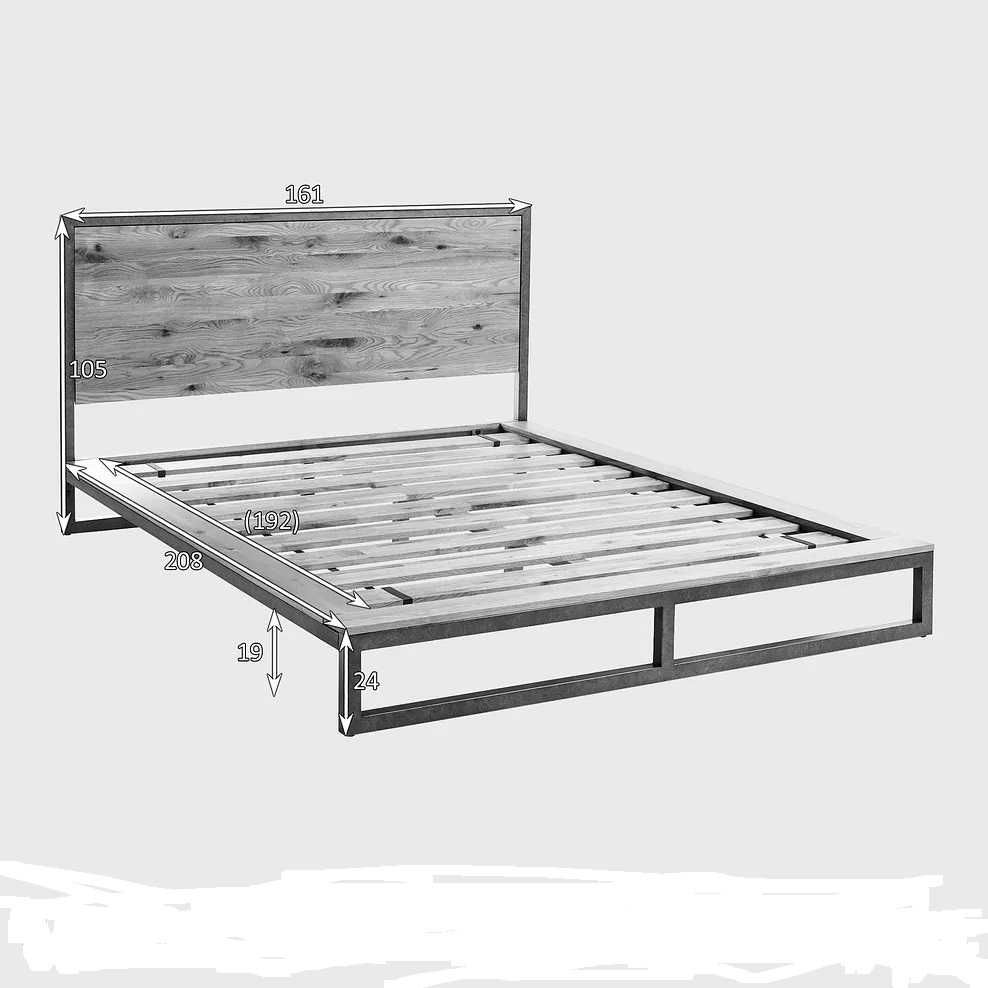 Czarne Łóżko King LOFT różne wymiary długa gwarancja !