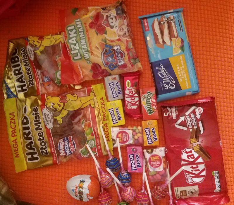 Słodycze markowe zamienię na klocki konstrukcyjne