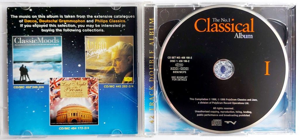 The No. 1 Classical Album 2CD 1996r Bernstein Orff Verdi