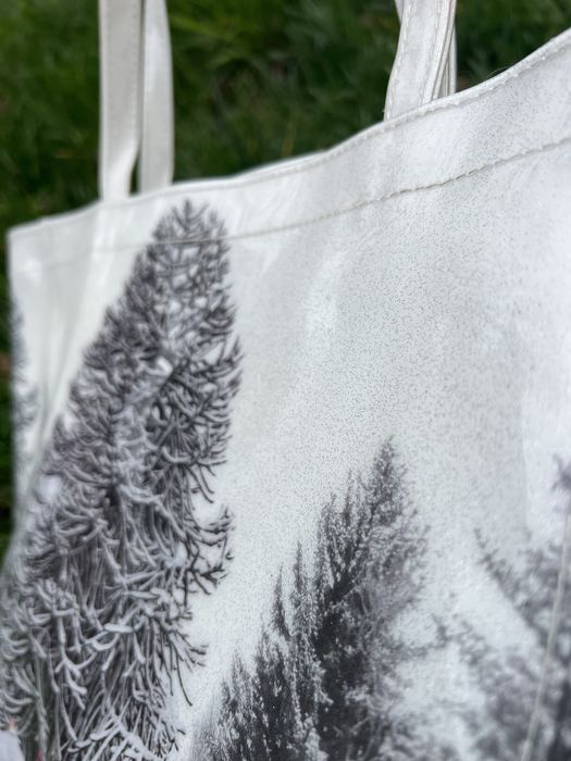 Силіконовий шоппер зимовий шопер із шимером