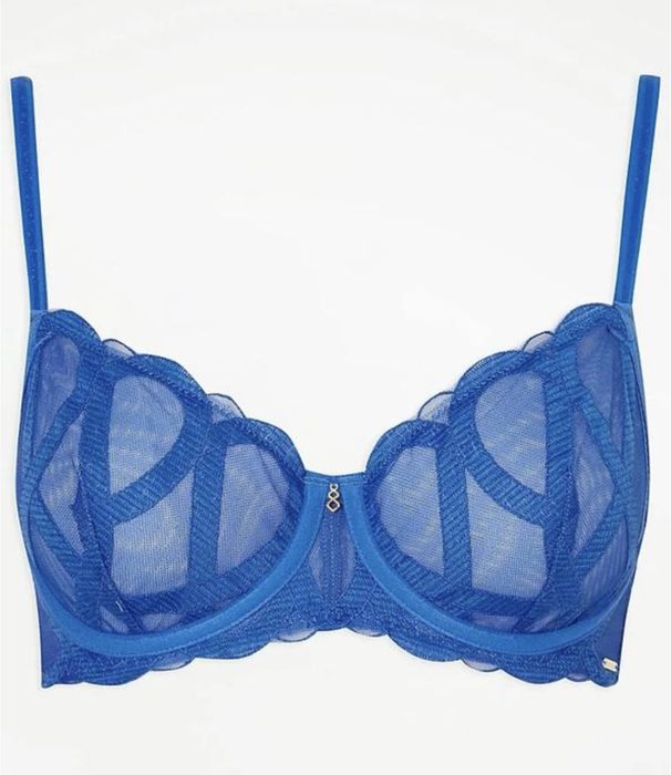 Неймовірно ніжний прозорий бюстгальтер з вишивкою george