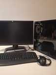 Gaming PC + Monitor + Akcesoria / GTX 1650 / i3-10100f / 16GB RAM
