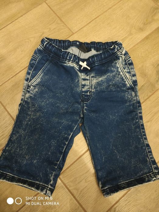Spodenki chłopięce jeansowe rozmiar 122