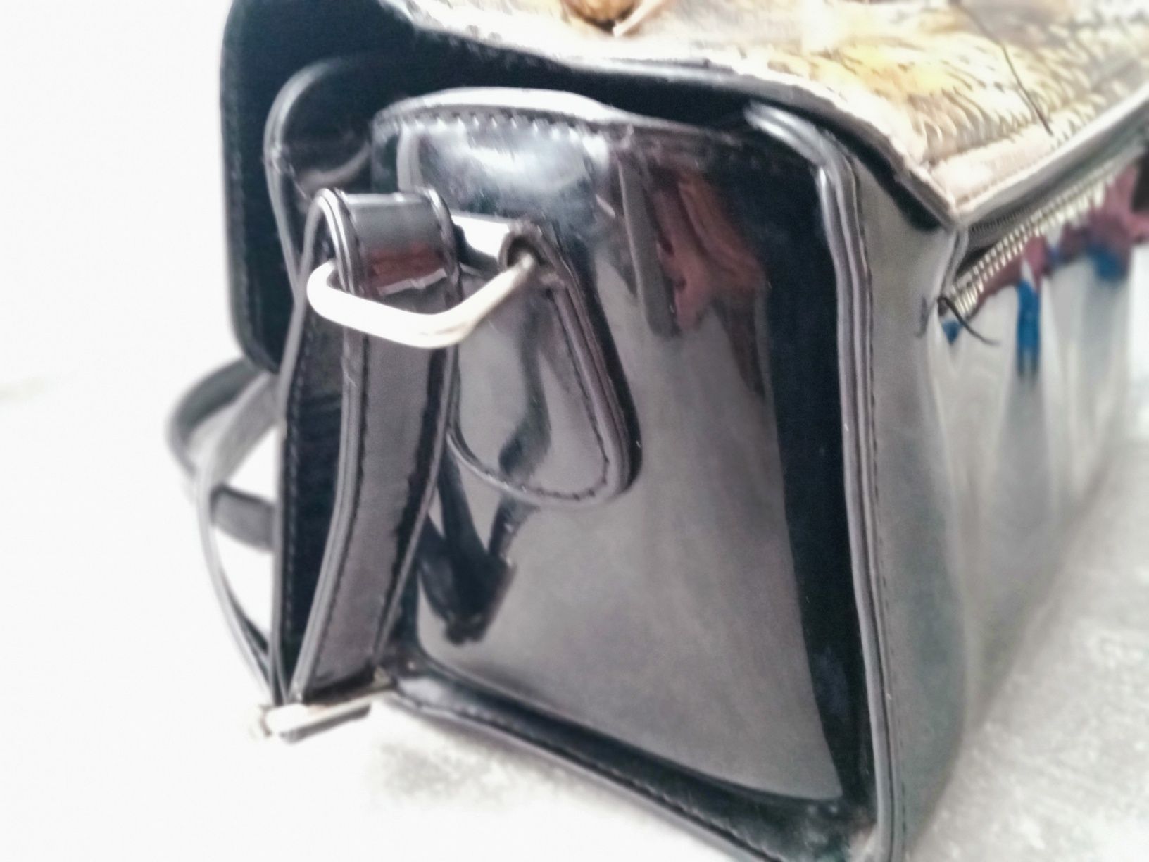 Сумка сумочка клатч чемодан тваринний принт