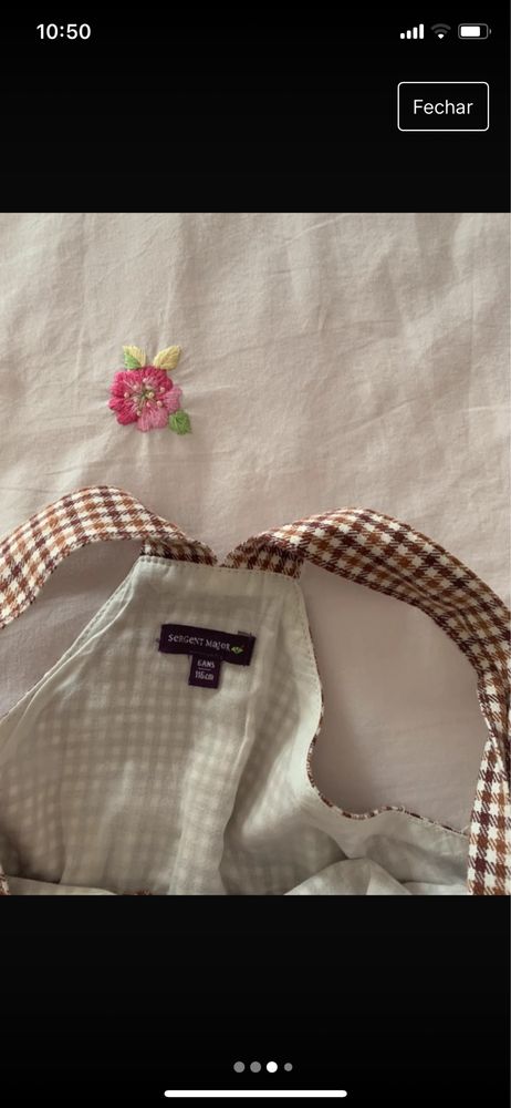 Saia/vestido Sergent Major 6 anos