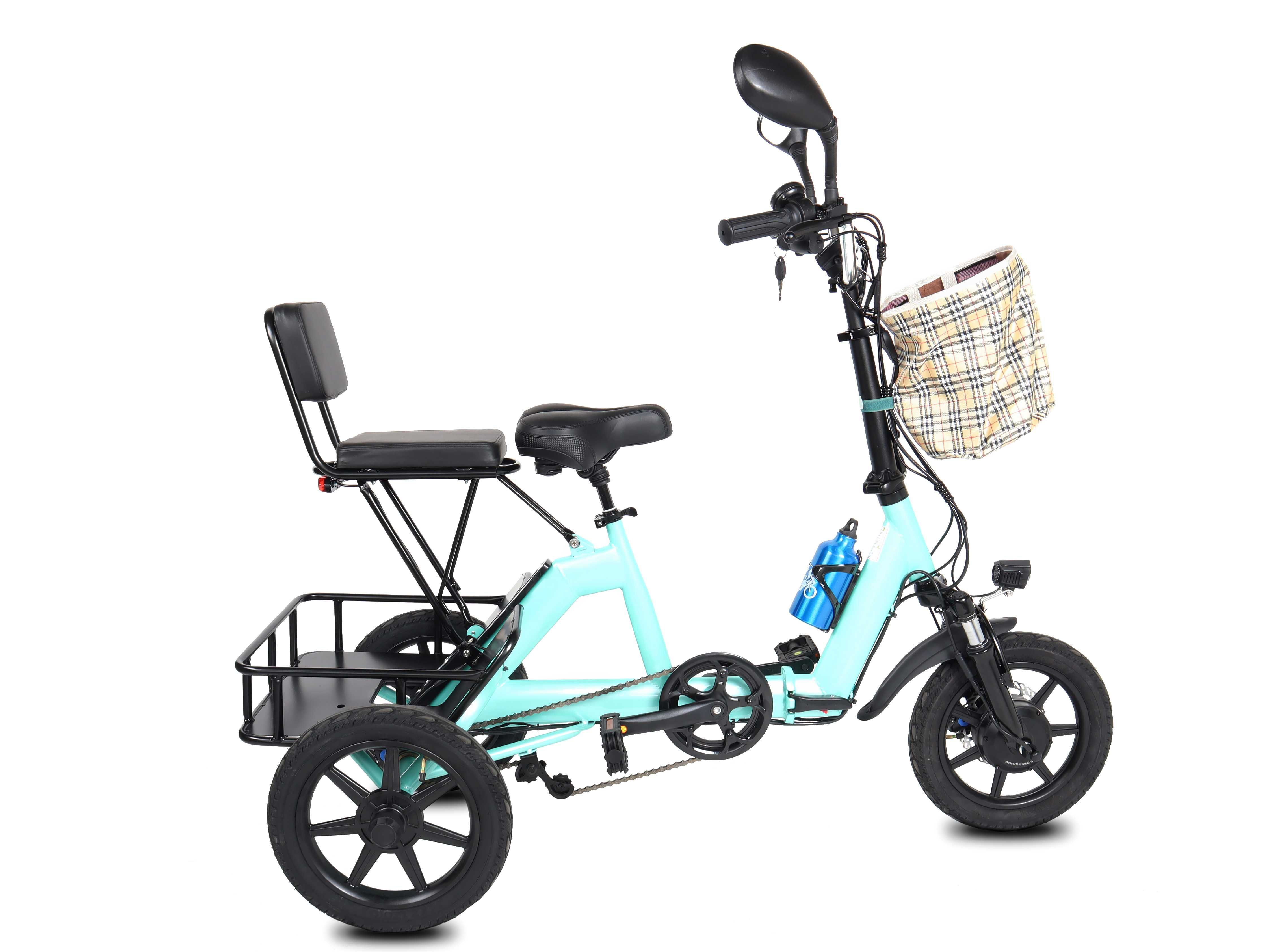 Складний Триколісний електровелосипед VELOMOTOR COMFORT CARGO
