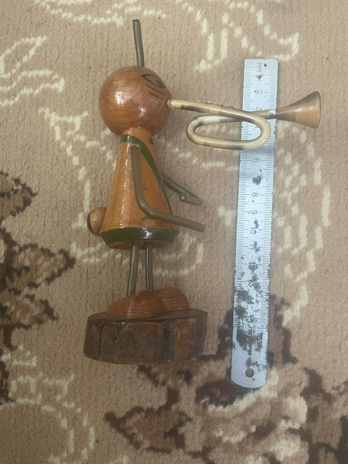 іграшка  зайчик дерев'яний ссср